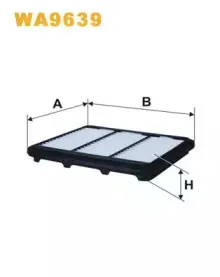 WA9639 WIX FILTERS Воздушный фильтр