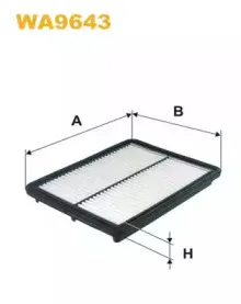 WA9643 WIX FILTERS Воздушный фильтр