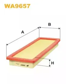 WA9657 WIX FILTERS Воздушный фильтр