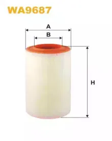 WA9687 WIX FILTERS Воздушный фильтр