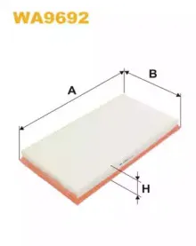 WA9692 WIX FILTERS Воздушный фильтр