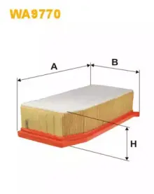 WA9770 WIX FILTERS Воздушный фильтр