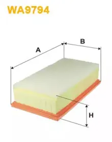 WA9794 WIX FILTERS Воздушный фильтр