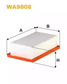 WA9808 WIX FILTERS Воздушный фильтр