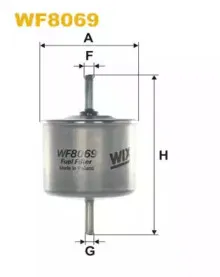 WF8056 WIX FILTERS Топливный фильтр