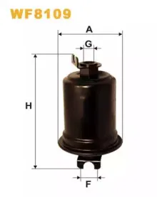 WF8109 WIX FILTERS Топливный фильтр