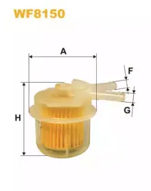 WF8150 WIX FILTERS Топливный фильтр