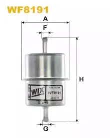 WF8191 WIX FILTERS Топливный фильтр