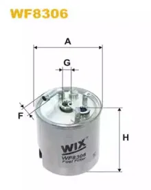 WF8306 WIX FILTERS Топливный фильтр