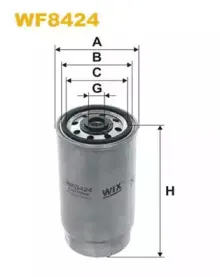 WF8424 WIX FILTERS Топливный фильтр