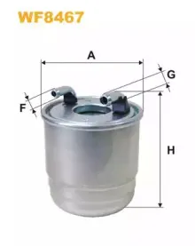 WF8467 WIX FILTERS Топливный фильтр