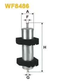 WF8486 WIX FILTERS Топливный фильтр