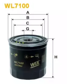 WL7100 WIX FILTERS