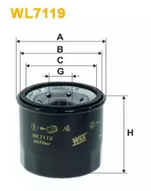 WL7119 WIX FILTERS