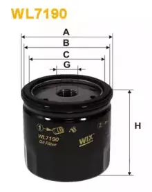 WL7190 WIX FILTERS