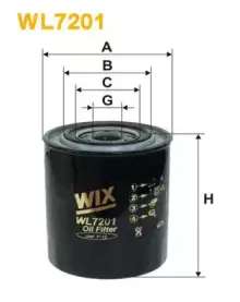 WL7201 WIX FILTERS Масляный фильтр