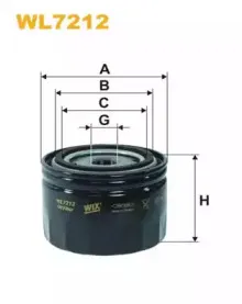 WL7212 WIX FILTERS
