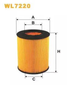 WL7220 WIX FILTERS Масляный фильтр