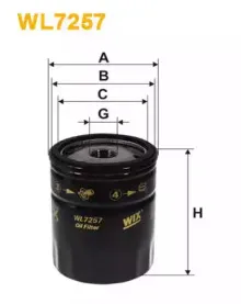 WL7257 WIX FILTERS