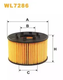 WL7286 WIX FILTERS Масляный фильтр