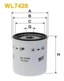 WL7428 WIX FILTERS
