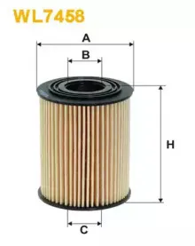 WL7458 WIX FILTERS Масляный фильтр