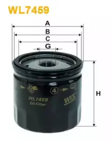 WL7459 WIX FILTERS