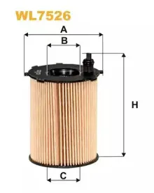 WL7526 WIX FILTERS Масляный фильтр