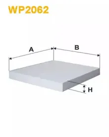 WP2062 WIX FILTERS Фильтр, воздух во внутренном пространстве