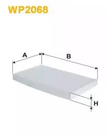 WP2068 WIX FILTERS Фильтр, воздух во внутренном пространстве