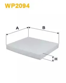WP2094 WIX FILTERS Фильтр, воздух во внутренном пространстве