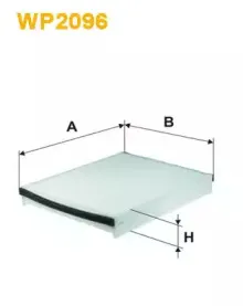 WP2096 WIX FILTERS Фильтр, воздух во внутренном пространстве