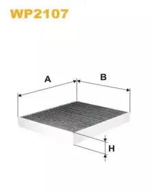 WP2107 WIX FILTERS Фильтр, воздух во внутренном пространстве