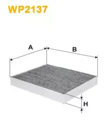 WP2137 WIX FILTERS Фильтр, воздух во внутренном пространстве