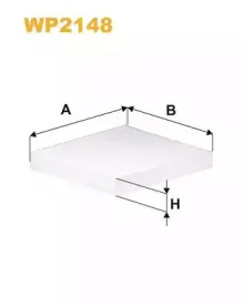 WP2148 WIX FILTERS Фильтр, воздух во внутренном пространстве