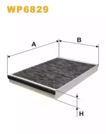 WP6829 WIX FILTERS Фильтр, воздух во внутренном пространстве