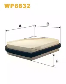 WP6832 WIX FILTERS Фильтр, воздух во внутренном пространстве