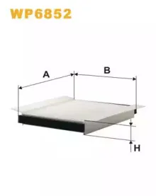 WP6852 WIX FILTERS Фильтр, воздух во внутренном пространстве
