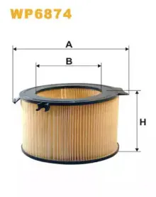 WP6874 WIX FILTERS Фильтр, воздух во внутренном пространстве