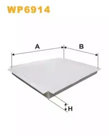WP6914 WIX FILTERS Фильтр, воздух во внутренном пространстве
