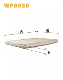 WP6930 WIX FILTERS Фильтр, воздух во внутренном пространстве
