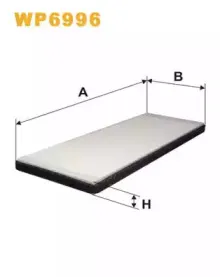 WP6996 WIX FILTERS Фильтр, воздух во внутренном пространстве