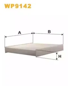 WP9142 WIX FILTERS Фильтр, воздух во внутренном пространстве