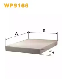 WP9166 WIX FILTERS Фильтр, воздух во внутренном пространстве