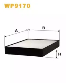 WP9170 WIX FILTERS Фильтр, воздух во внутренном пространстве