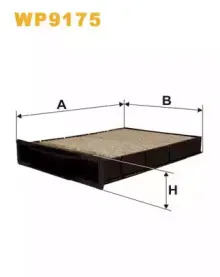 WP9175 WIX FILTERS Фильтр, воздух во внутренном пространстве