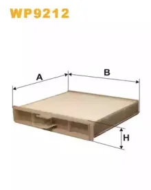 WP9212 WIX FILTERS Фильтр, воздух во внутренном пространстве