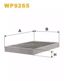 WP9265 WIX FILTERS Фильтр, воздух во внутренном пространстве