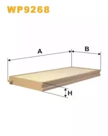 WP9268 WIX FILTERS Фильтр, воздух во внутренном пространстве