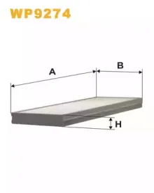 WP9274 WIX FILTERS Фильтр, воздух во внутренном пространстве